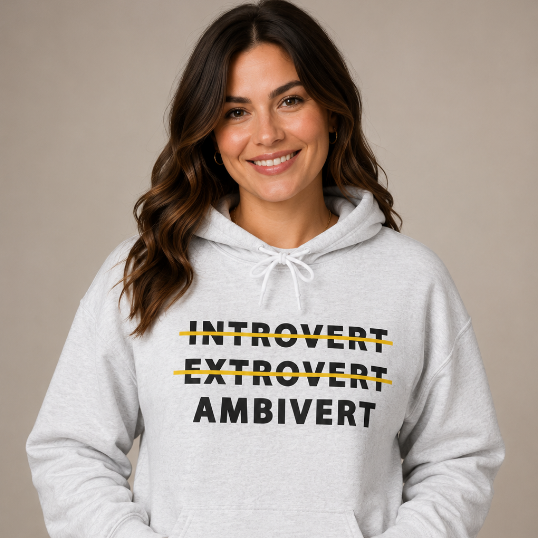 Introvert Extrovert Ambivert Hoodie