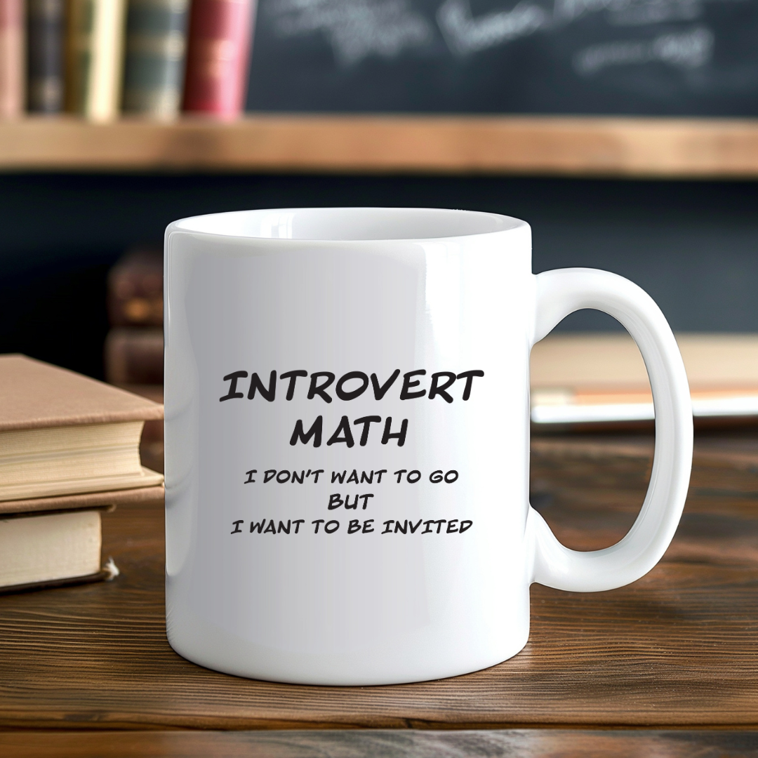 Introvert Math Mug 11 oz.