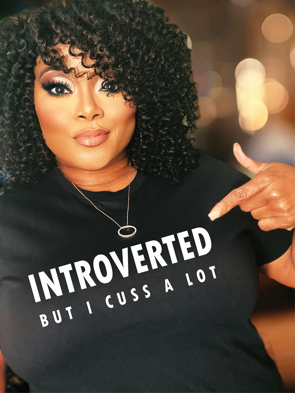 Introverted But I Cuss A Lot Unisex T-Shirt