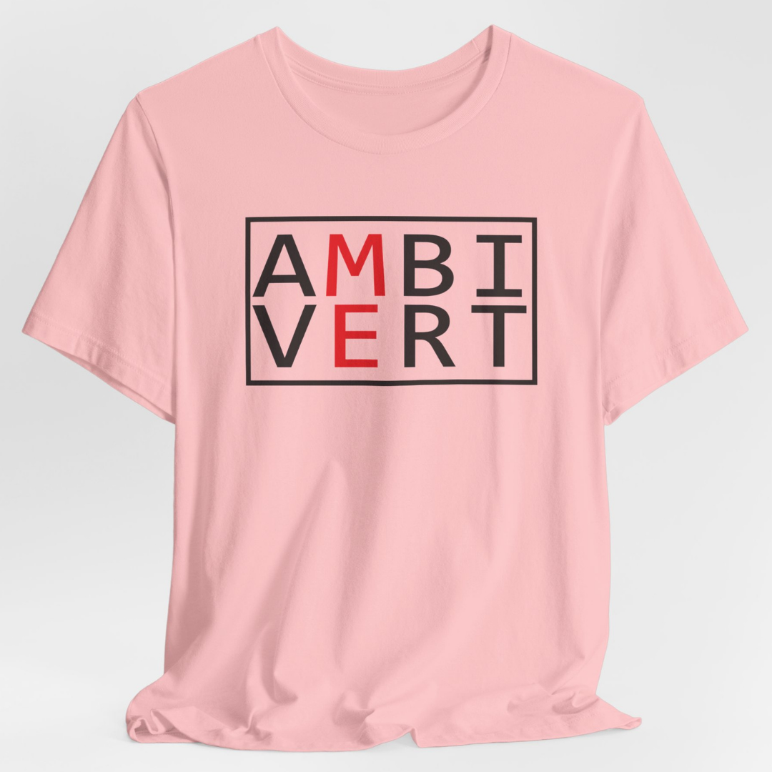 Ambivert Logo T-Shirt (Black/Red)