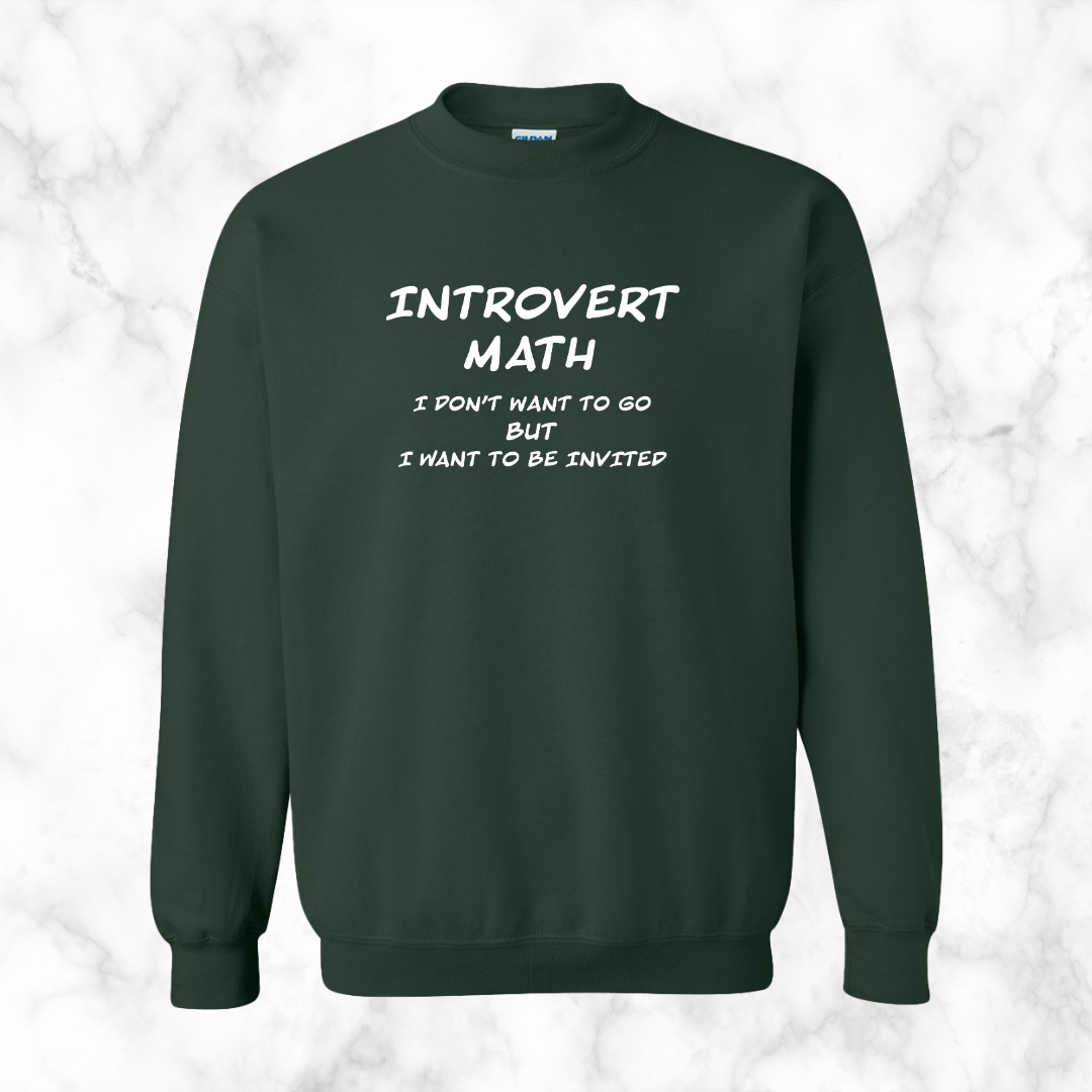 Introvert Math Sweatshirt