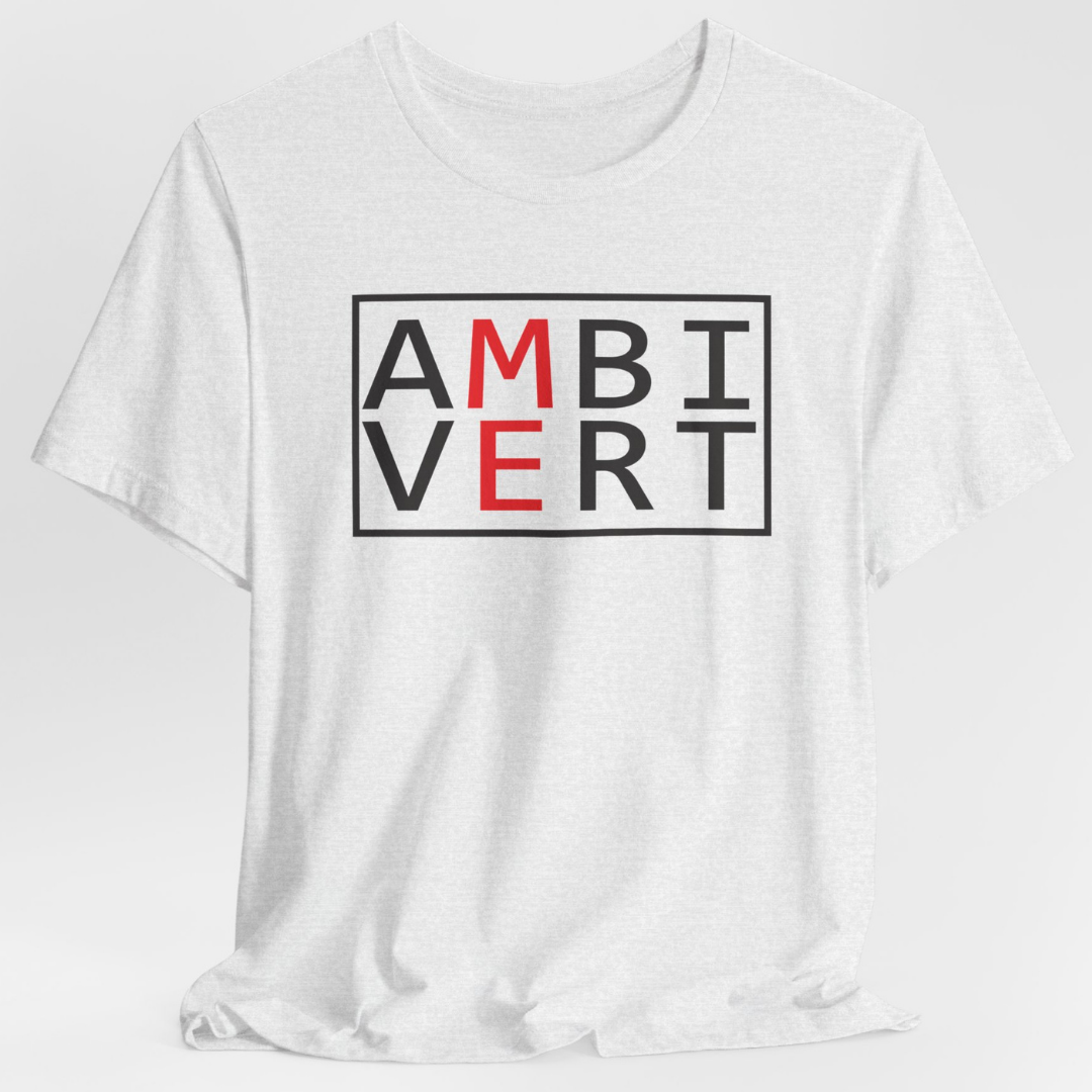 Ambivert Logo T-Shirt (Black/Red)