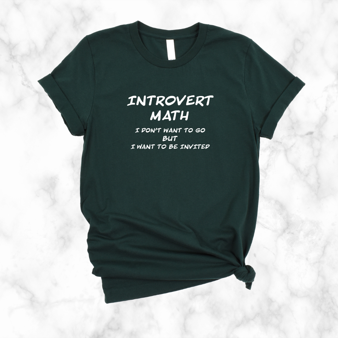 Introvert Math T-Shirt