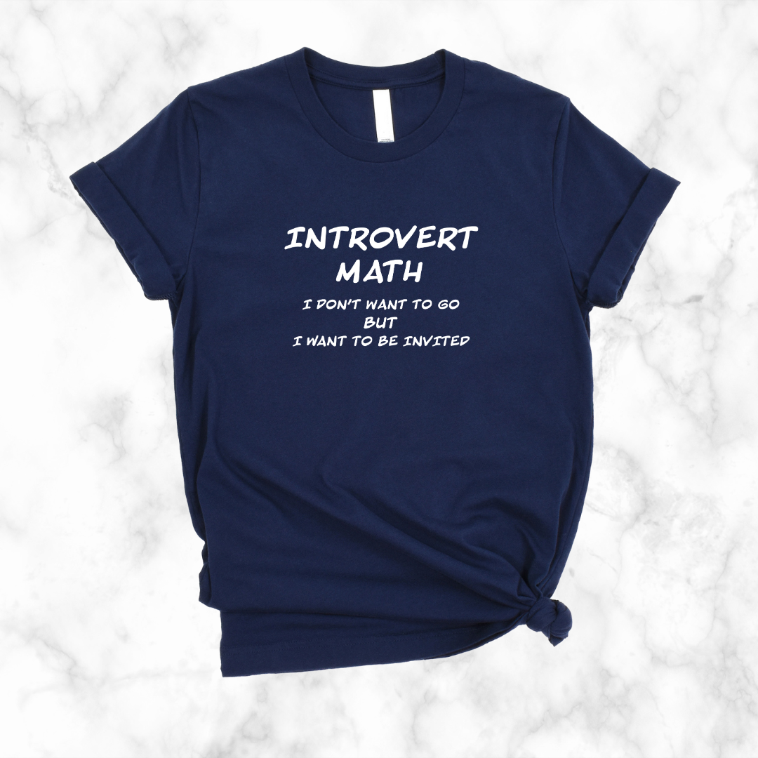Introvert Math T-Shirt