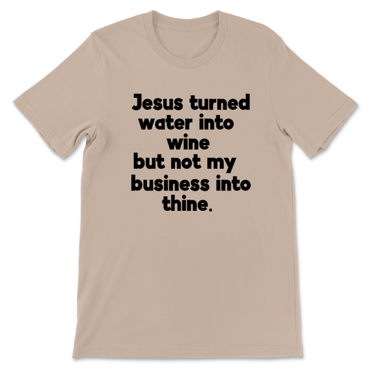 Jesus Turned Water Into Wine