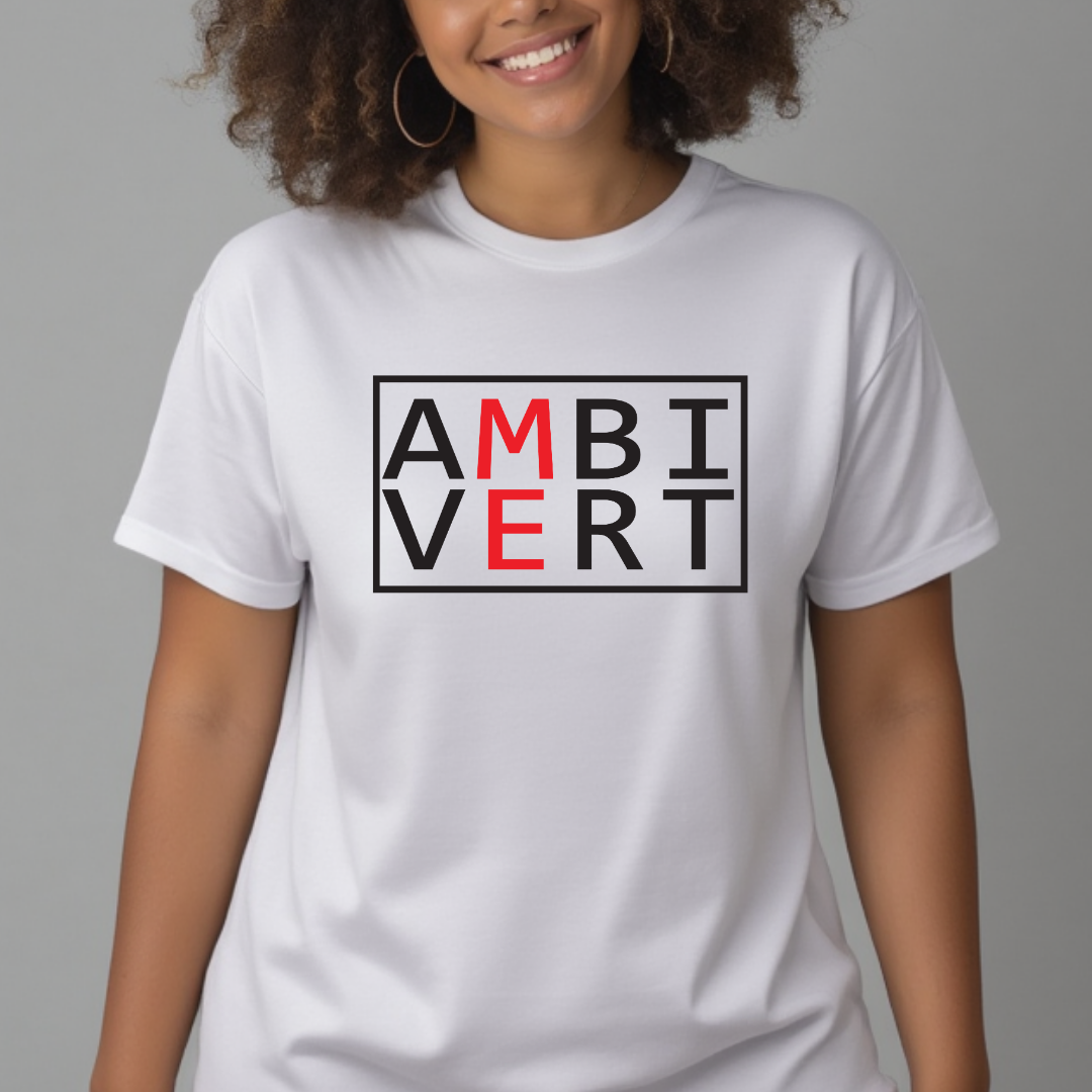 Ambivert Logo T-Shirt (Black/Red)