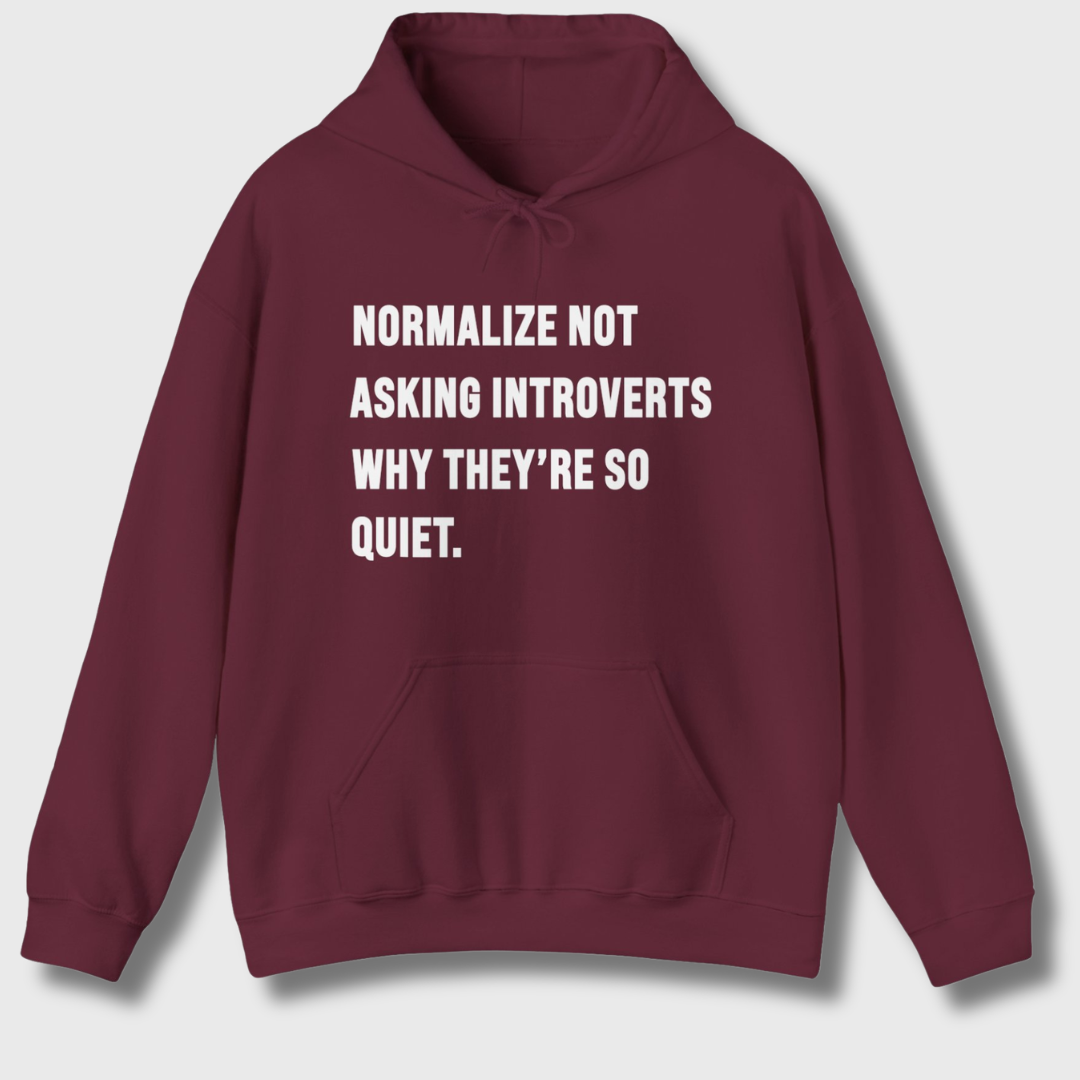 Normalize Not Asking Introverts Hoodie