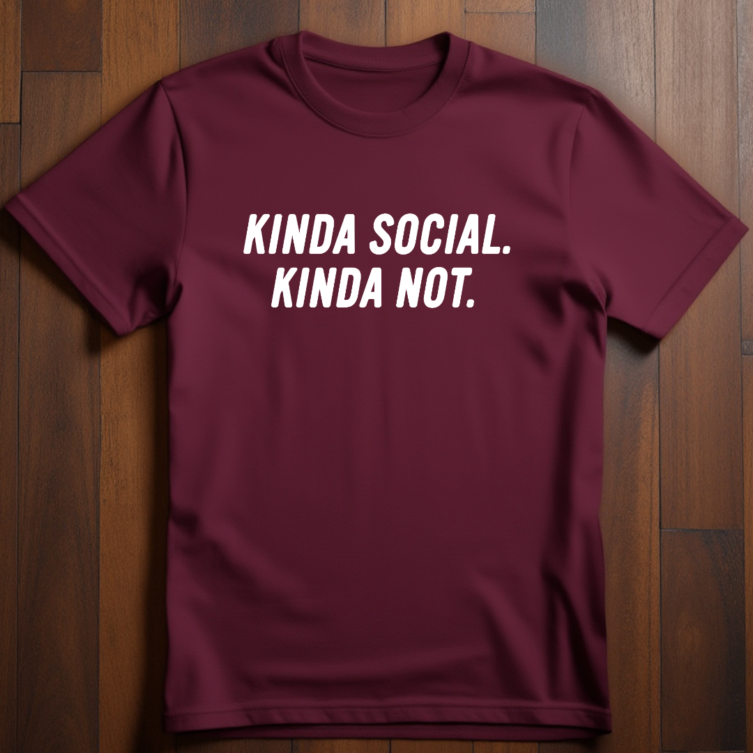 Kinda Social, Kinda Not Unisex T-Shirt