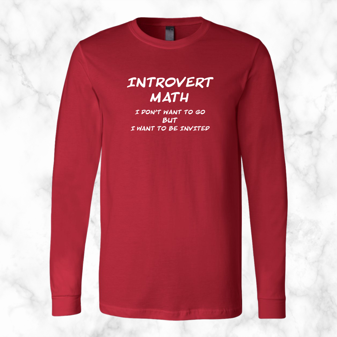 Introvert Math Long Sleeve