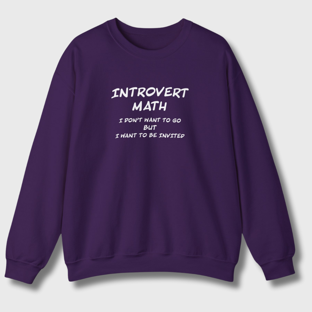 Introvert Math Sweatshirt