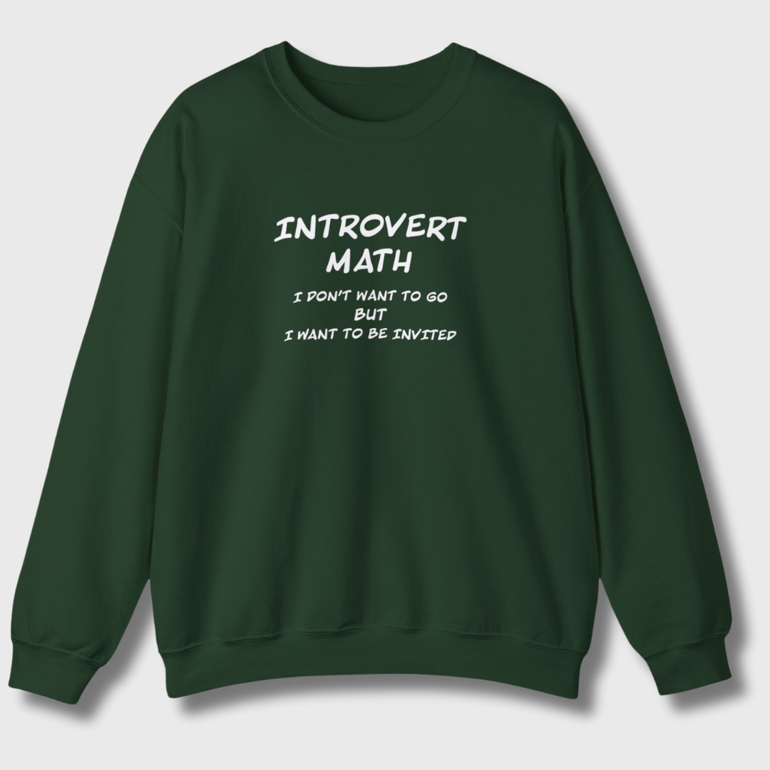 Introvert Math Sweatshirt