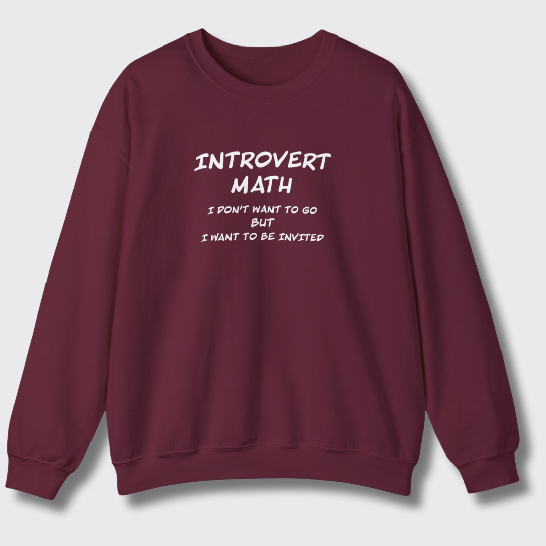 Introvert Math Sweatshirt