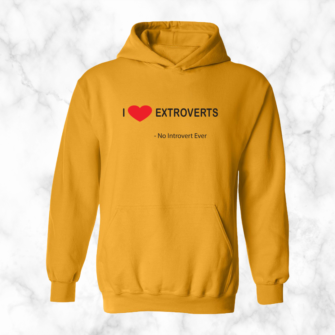 I Love Extroverts Hoodie