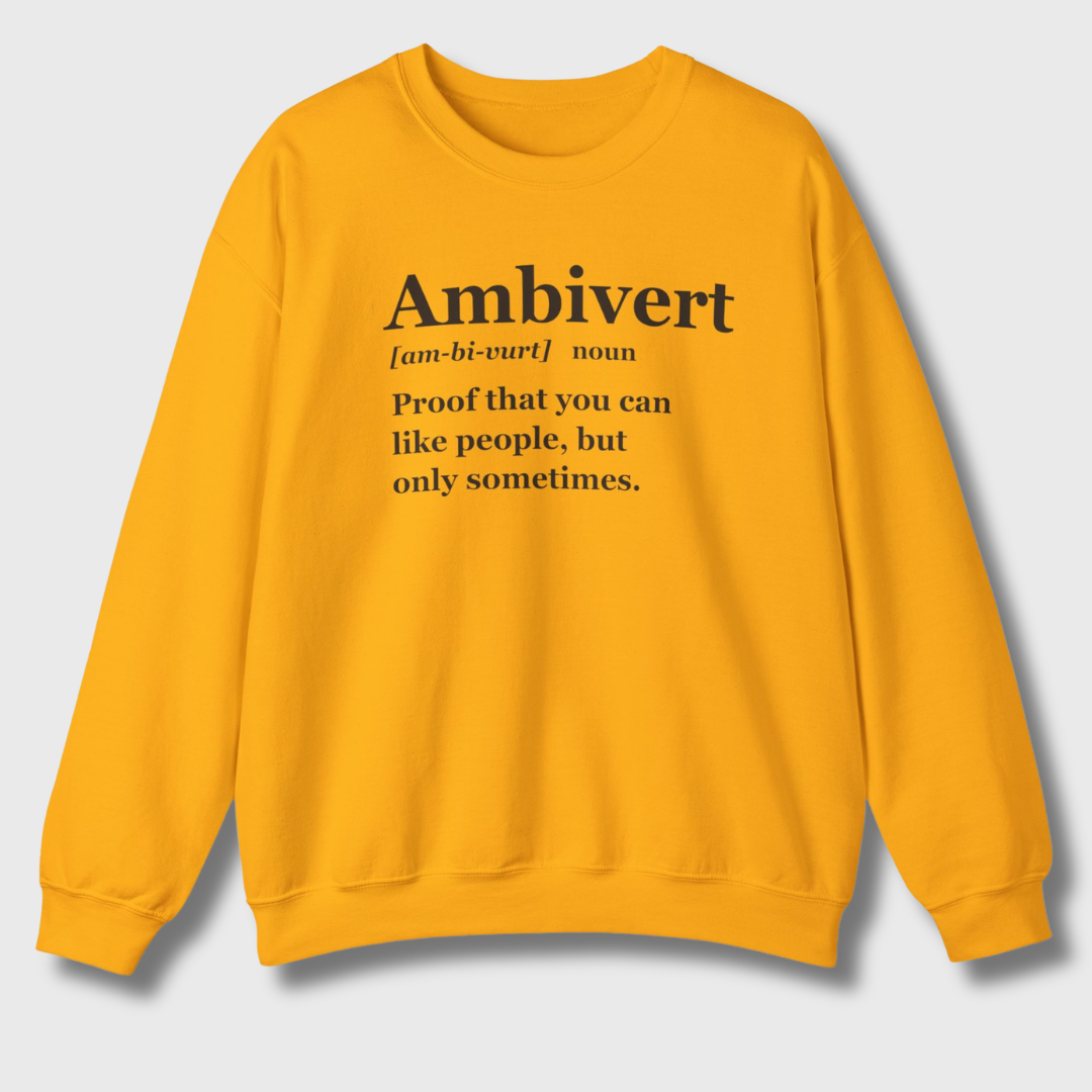 Ambiverts Like People Sometimes Sweatshirt