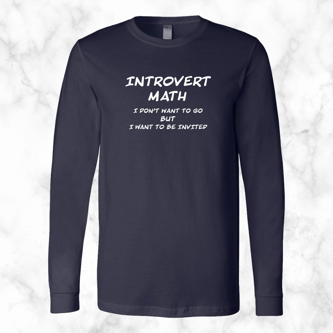 Introvert Math Long Sleeve