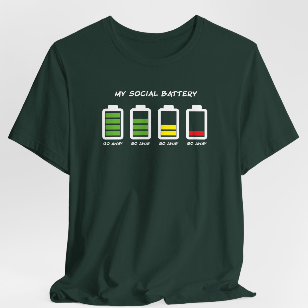 My Social Battery Unisex T-Shirt