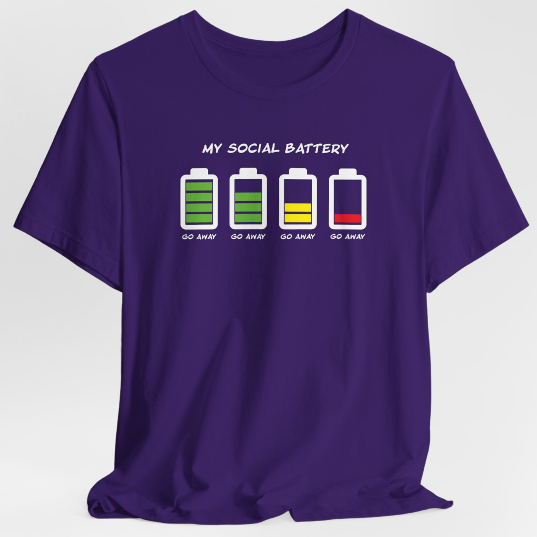 My Social Battery Unisex T-Shirt