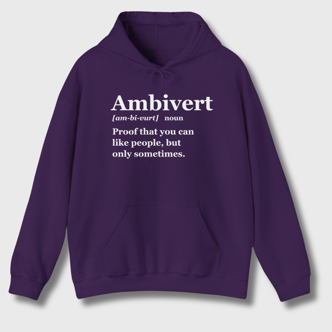 Ambiverts Like People Sometimes Hoodie