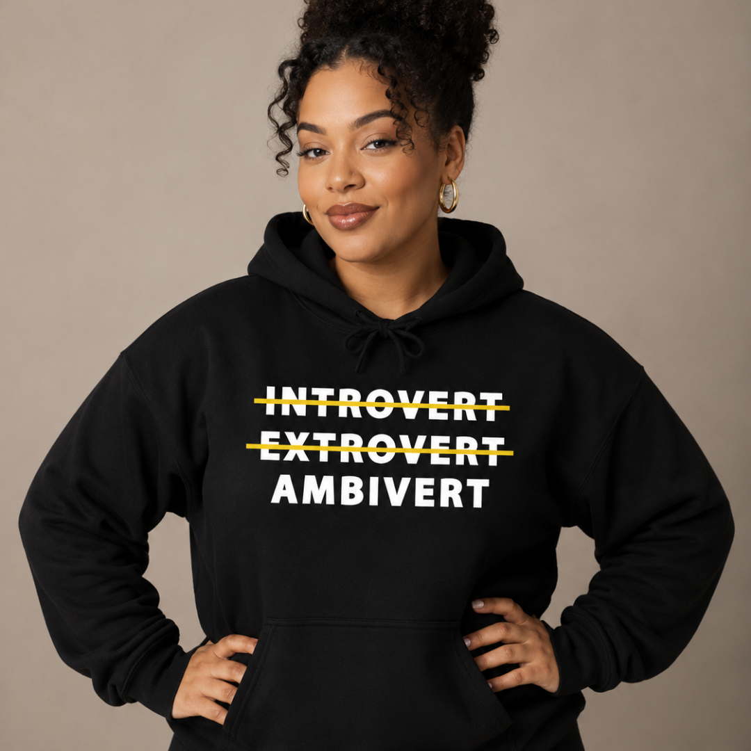 Introvert Extrovert Ambivert Hoodie