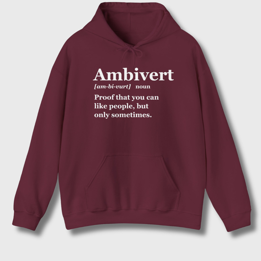 Ambiverts Like People Sometimes Hoodie