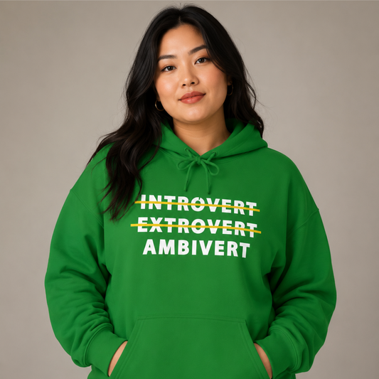 Introvert Extrovert Ambivert Hoodie