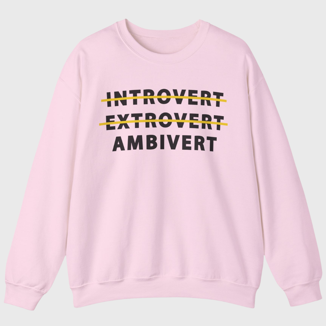 Introvert Extrovert Ambivert Sweatshirt
