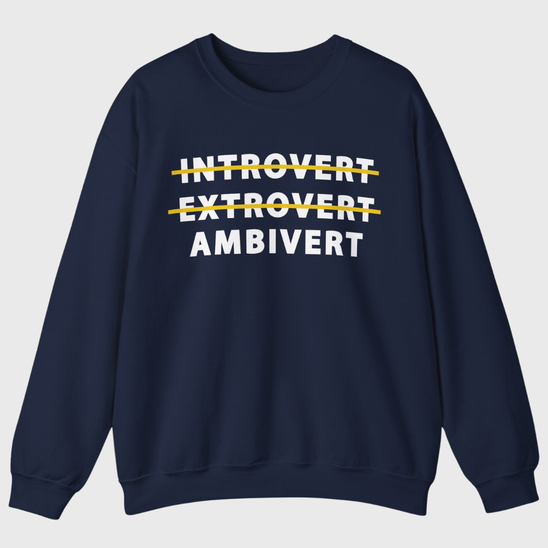 Introvert Extrovert Ambivert Sweatshirt