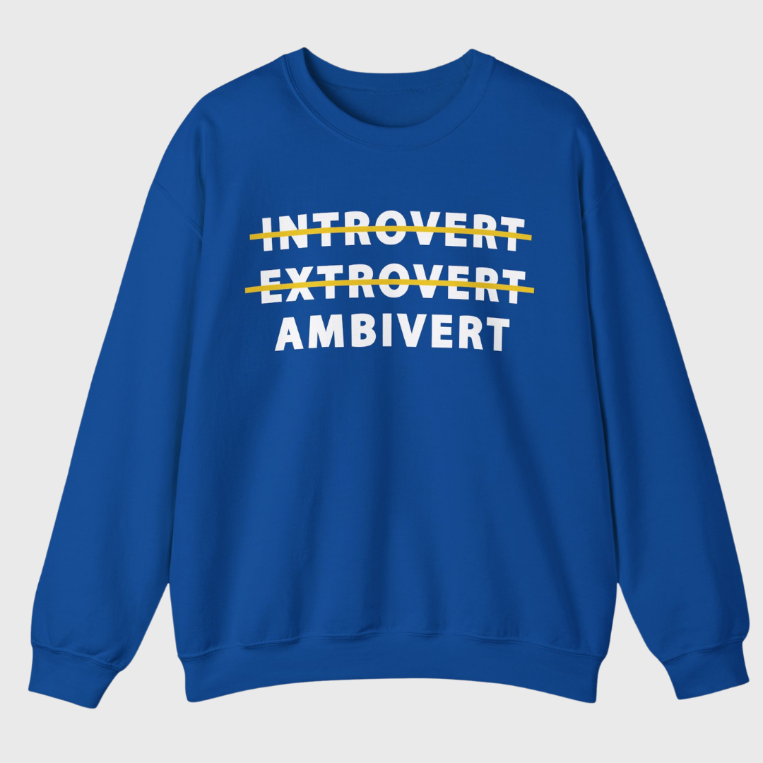 Introvert Extrovert Ambivert Sweatshirt