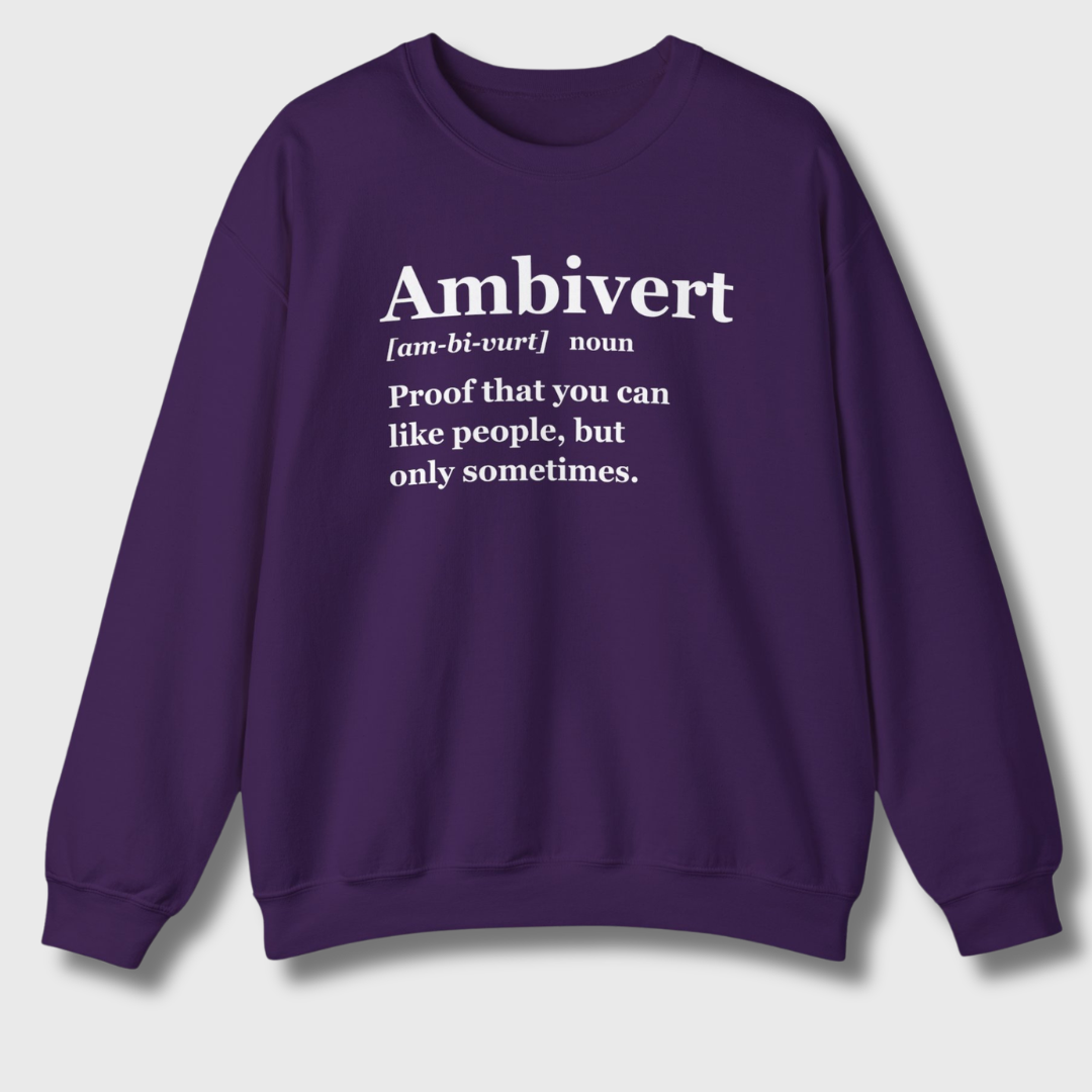 Ambiverts Like People Sometimes Sweatshirt