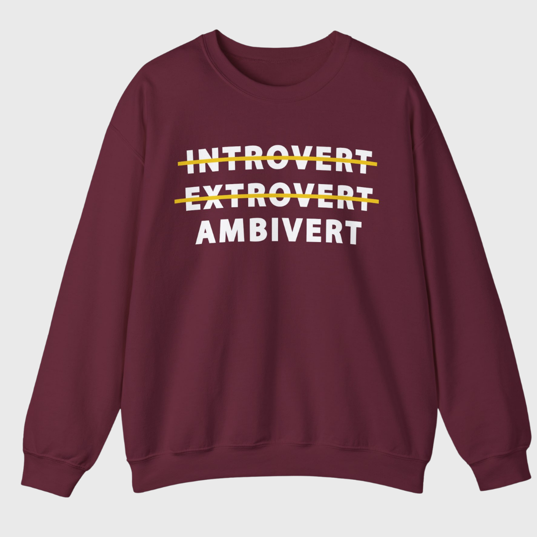 Introvert Extrovert Ambivert Sweatshirt