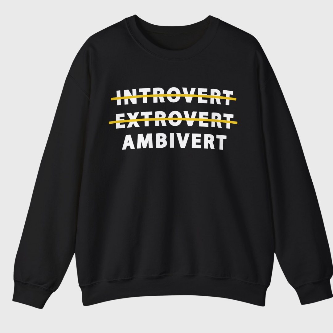 Introvert Extrovert Ambivert Sweatshirt