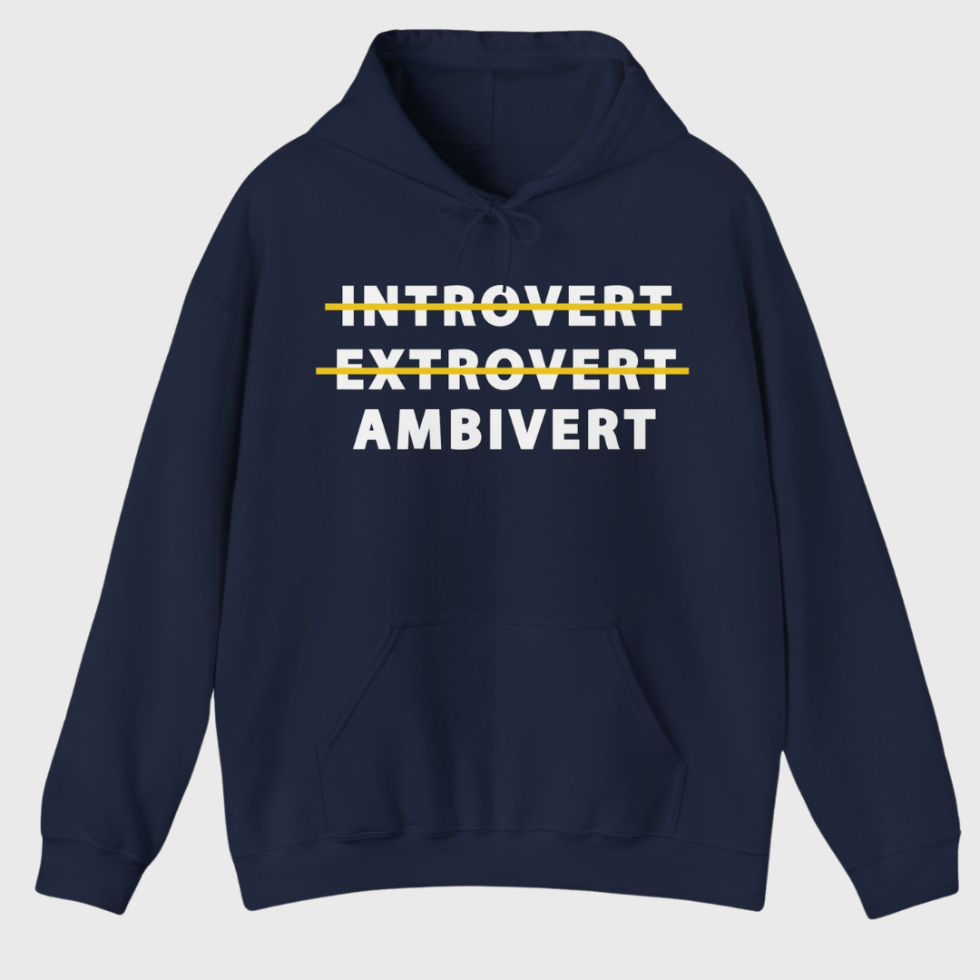 Introvert Extrovert Ambivert Hoodie