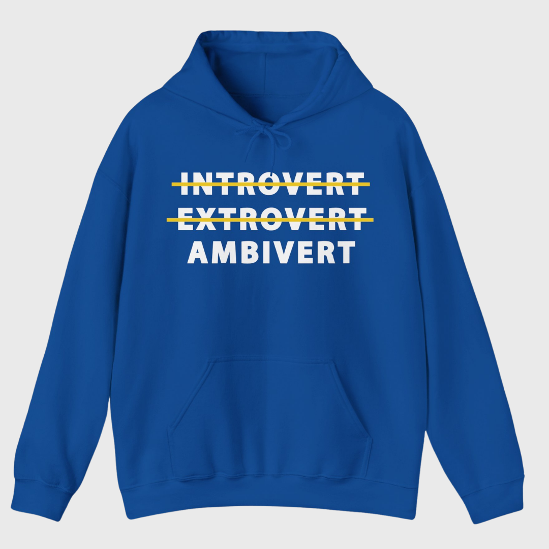Introvert Extrovert Ambivert Hoodie