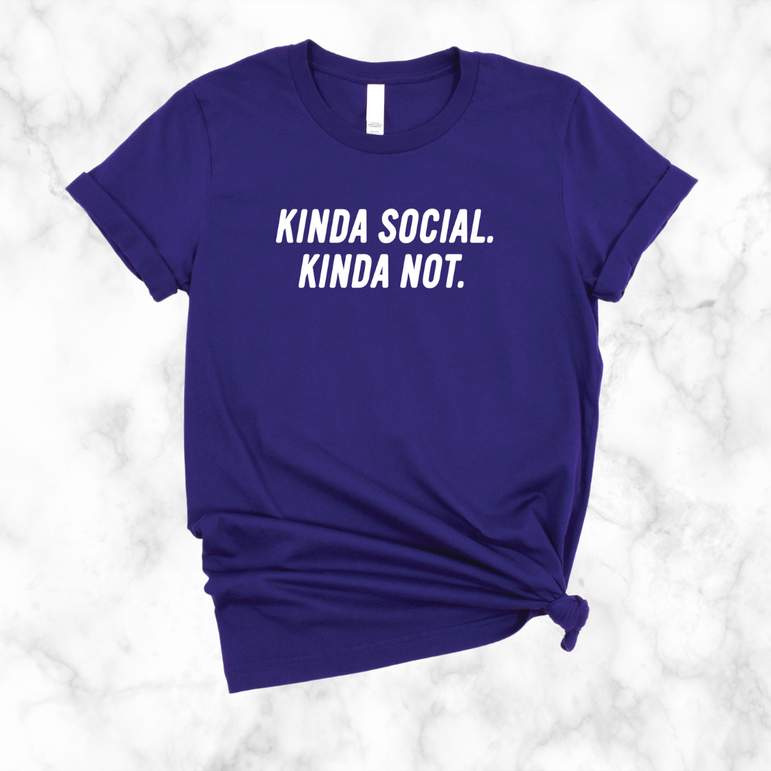 Kinda Social, Kinda Not T-Shirt