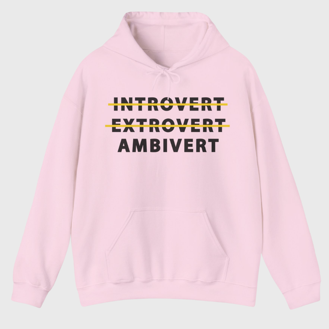 Introvert Extrovert Ambivert Hoodie
