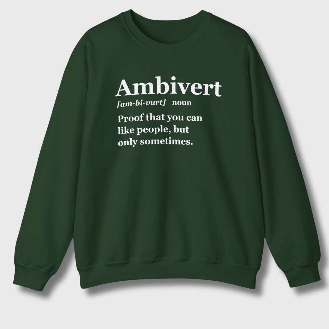Ambiverts Like People Sometimes Sweatshirt