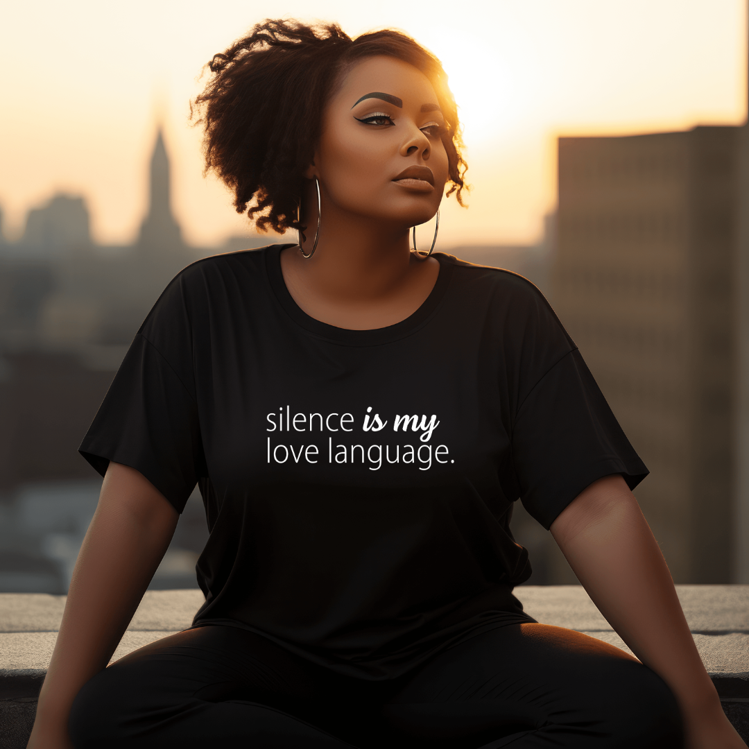 Silence Is My Love Language Unisex T-Shirt