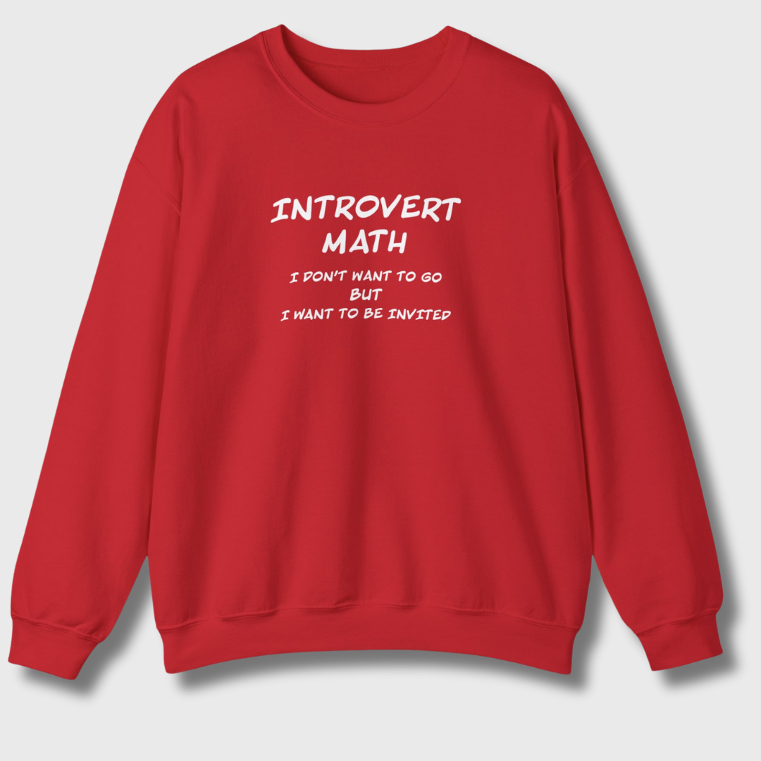 Introvert Math Sweatshirt