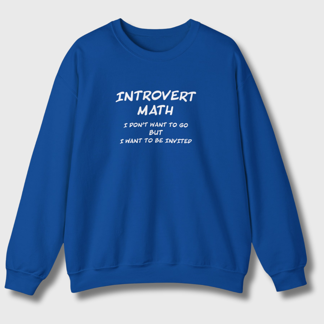 Introvert Math Sweatshirt