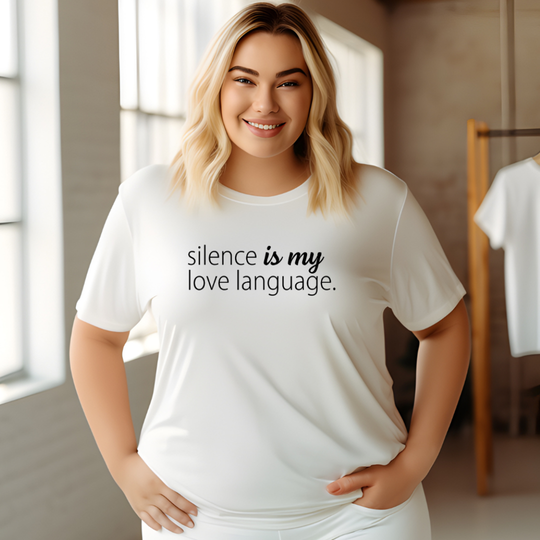 Silence Is My Love Language Unisex T-Shirt