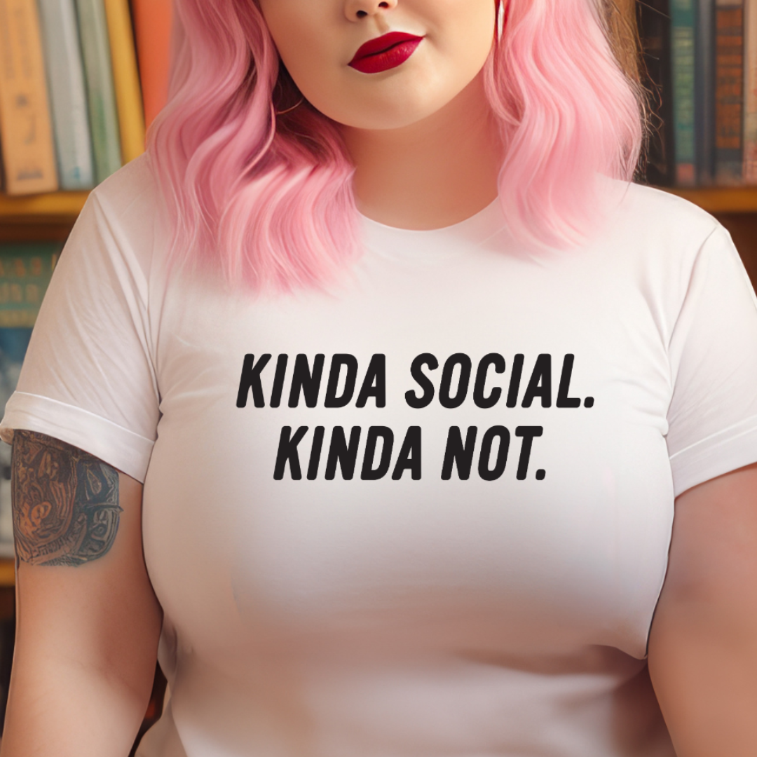 Kinda Social, Kinda Not Unisex T-Shirt