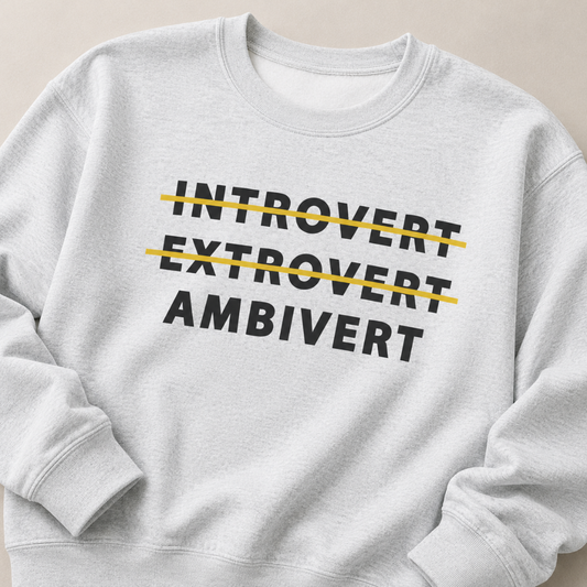 Introvert Extrovert Ambivert Sweatshirt