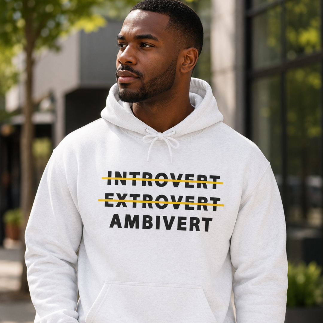 Introvert Extrovert Ambivert Hoodie