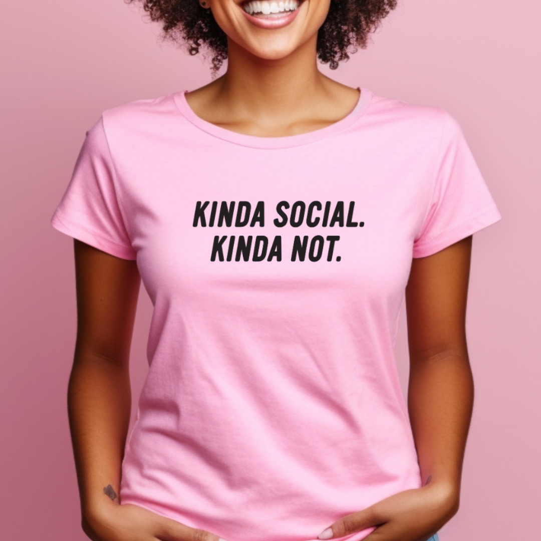 Kinda Social, Kinda Not Unisex T-Shirt