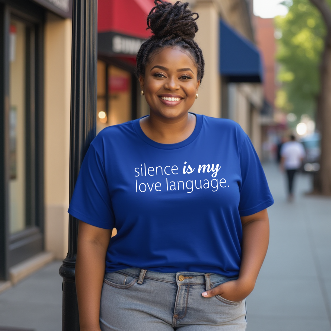 Silence Is My Love Language Unisex T-Shirt