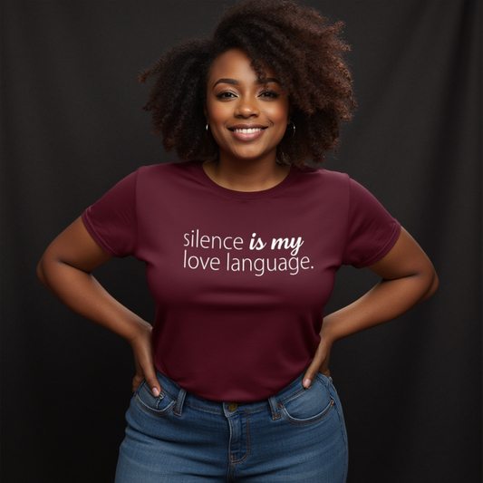 Silence Is My Love Language Unisex T-Shirt