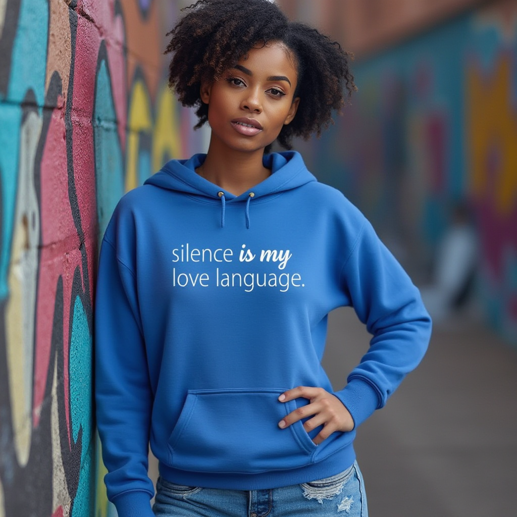 Silence Is My Love Language Hoodie