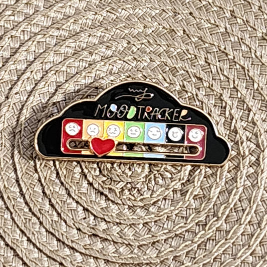 My Mood Tracker Enamel Lapel Pin