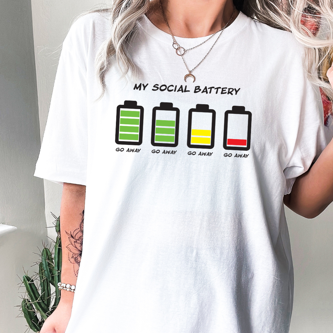 My Social Battery Unisex T-Shirt