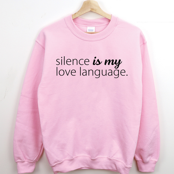 Silence Is My Love Language Hoodie – Sincerely, An Introvert